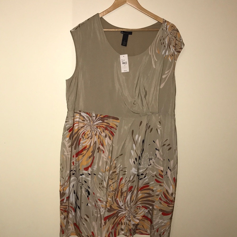 Faux wrap dress